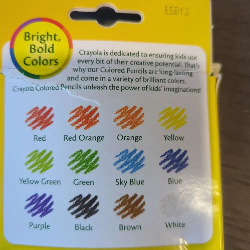 Crayola Colored Pencils 12 Assorted Colors